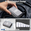 600W  8-Port Fast Charging Station Hub