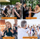 DX4 Wireless Microphone, Professional 4 Channels Karaoke Handheld System for Home Karaoke, Meeting, Party,