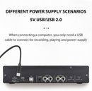 USB Audio Interface 4 Channel Recording Sound Card