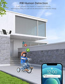 Battery Powered WIFI CCTV Camera Rechargeable with Solar Panel