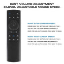 Universal TV Air Mouse Remote, Wireless Bluetooth 5.0 Remote Control, Built in 6 Axis Gyroscope, 18 Key Remote Control for Smart TV, Android TV Box