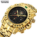 Temeite Golden Men Watches
