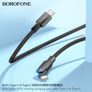 Kelly 60W rotating charging data cable Type-C to Type-C
