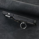 Card Holder w/ Ring & Magnet (Black)