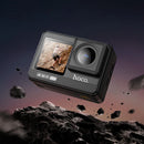 4K 2160P/60FPS Sports Camera w/ 12MP EIS Stabilization Anti Shake, 30M Waterproof, Front & Back Dual Screen (DV102)