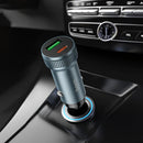 38W PD+QC Aluminum Super Fast Car Charger (Z49B)