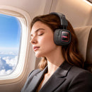 Leather Bluetooth Headset with Mirror LED Light, Gen 6.0 Bluetooth (W72)