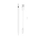 Stylus Pen for iPad (2018 & Newer) with Magnetic Attachment, Precise 1.5mm POM Tip, Palm Rejection & Tilt Sensitivity (GM113)