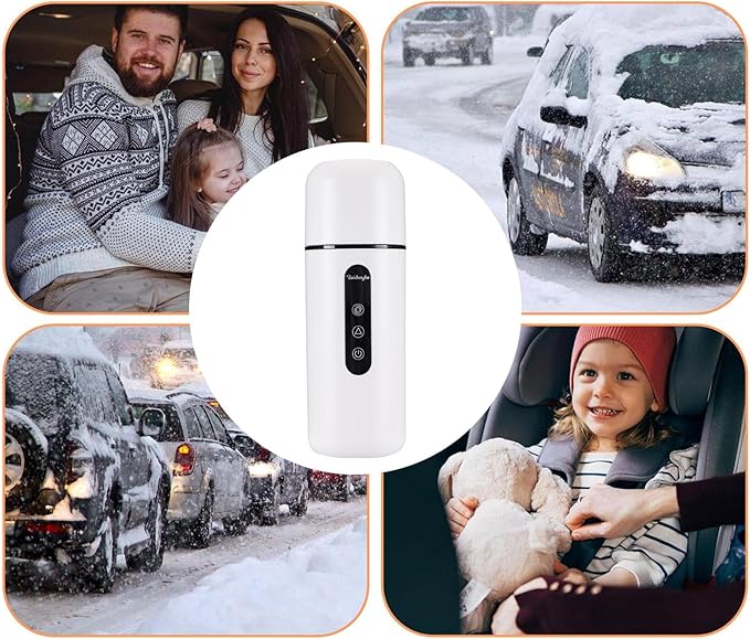 12V 24V Car Heated Travel Mug Travel Coffee Warmer Portable Insulated Cup