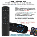 Universal TV Air Mouse Remote, Wireless Bluetooth 5.0 Remote Control, Built in 6 Axis Gyroscope, 18 Key Remote Control for Smart TV, Android TV Box