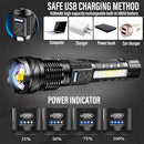 1500 Lumens Handheld  Rechargeable Led Flashlight TORCH