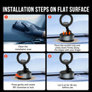 Magnetic Multi-Surface Suction Cup Phone Mount with Foldable Arm (H08)