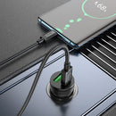 38W PD+QC Aluminum Super Fast Car Charger (Z49B)