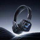 Leather Bluetooth Headset with Mirror LED Light, Gen 6.0 Bluetooth (W72)