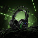 Premium Light-Weight Wired Gaming Headset with LED Light, Omnidirectional Microphone, 40mm Drivers (W118)