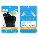 Mobile Gaming Finger Sleeves (2-Pack) Ultra-Thin Silver Fiber (GA21)