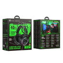 Premium Light-Weight Wired Gaming Headset with LED Light, Omnidirectional Microphone, 40mm Drivers (W118)