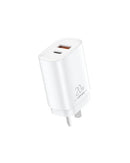 20W USB-A & USB-C Dual Super Fast Charger (AU6)