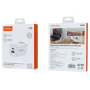 35W GaN Ultra Fast Charger w/ USB-C & USB-A (AU8)