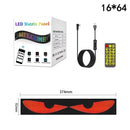 LED Matrix Pixel Panel, Scrolling Bright Advertising LED Signs, Flexible USB 5V LED Car Sign Bluetooth App Control