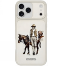IPhone Genuine Leather  Santa Barbara Polo  Cover - Beige