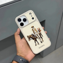 IPhone Genuine Leather  Santa Barbara Polo  Cover - Beige