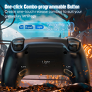 AFMVV Wireless Controller for PS5 with RGB LED, Turbo & Dual Vibration