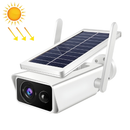 Outdoor Solar Security Camera Wireless WiFi Night Vision PIR Detection Dual-Way Audio IP66 Waterproof for Home Surveillance