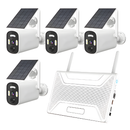 4 ch Rechargable solar camera