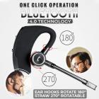 V8S Stereo Wireless Business Intelligence Noise Reduction Bluetooth Headset for Business/Office/Driving