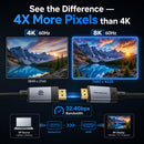 Mindpure DisplayPort to HDMI Cable – 8K Ultra HD High-Speed Cable