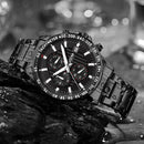 DOM Men's Sports Quartz Watch - Stainless Steel, 30M Water Resistant