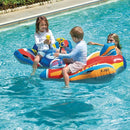 Intex 57531 Kids Inflatable Airplane Ride-On Pool Float with Built-In Water Gun