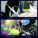 48V Cordless Pressure Washer Electric High Power Cleaner for Car Wall Driveway Patio Outdoor Watering Spray Gun