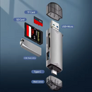 6-in-1 USB 3.0 Type-C OTG Card Reader Adapter