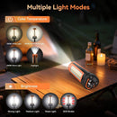 9000mAh Rechargeable Outdoor Camping Light Stand Battery Powered String Lights for Hiking & Outdoor Activities