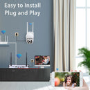 4CH WIFI PTZ NVR Camera Kit (360/2MP)