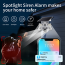V380 WiFi 8MP 4-Lens Solar Security Camera CCTV