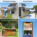 6MP WiFi Solar PTZ Security Camera