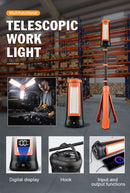 9000mAh Rechargeable Outdoor Camping Light Stand Battery Powered String Lights for Hiking & Outdoor Activities