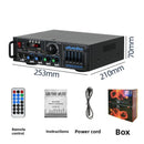 High-power Metal for Amplifier 2.0 Channel USB Drive Card Slot Radio Audio Karaoke Public Address System