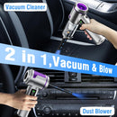 Car Vacuum Cleaner Handheld Foldable Rechargeable High Power Suction Blowing Integrated Dust Blower