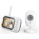 Video Baby Monitor with 3.5-Inch LCD Screen – Night Vision & Two-Way Audio