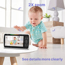 5-Inch Video Baby Monitor with Night Vision & Two-Way Talk
