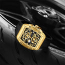 NAVIFORCE  Square Silicone Strap Watch Luxury Quartz