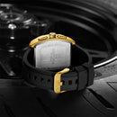 NAVIFORCE  Square Silicone Strap Watch Luxury Quartz