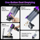 Car Vacuum Cleaner Handheld Foldable Rechargeable High Power Suction Blowing Integrated Dust Blower
