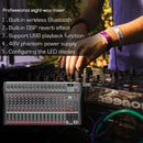 16-Channel Professional Audio Mixer Console