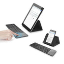B033 Mini Foldable Bluetooth Keyboard with Touchpad