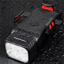 4-in-1 Rechargeable Waterproof Bicycle Light USB Phone Holder 4000 MAH Battery LED Headlight Cycling Horn Front Light